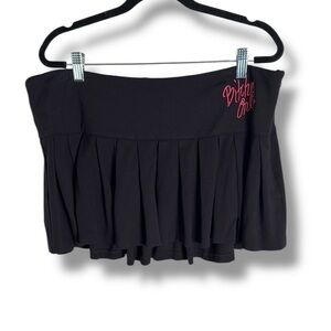 Dolls Kill Club Exx Bitches Only Pleated Mini Skirt Size XXL